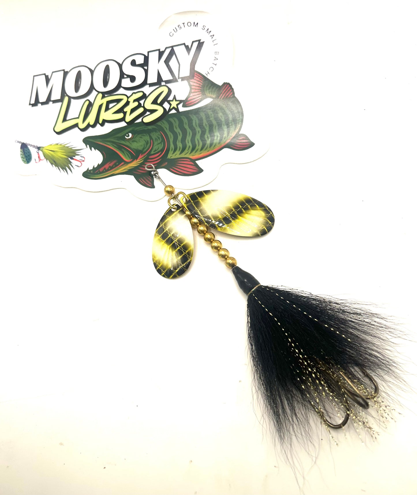 Custom Hootch 8/9 Copper Black Gold Deer Hair