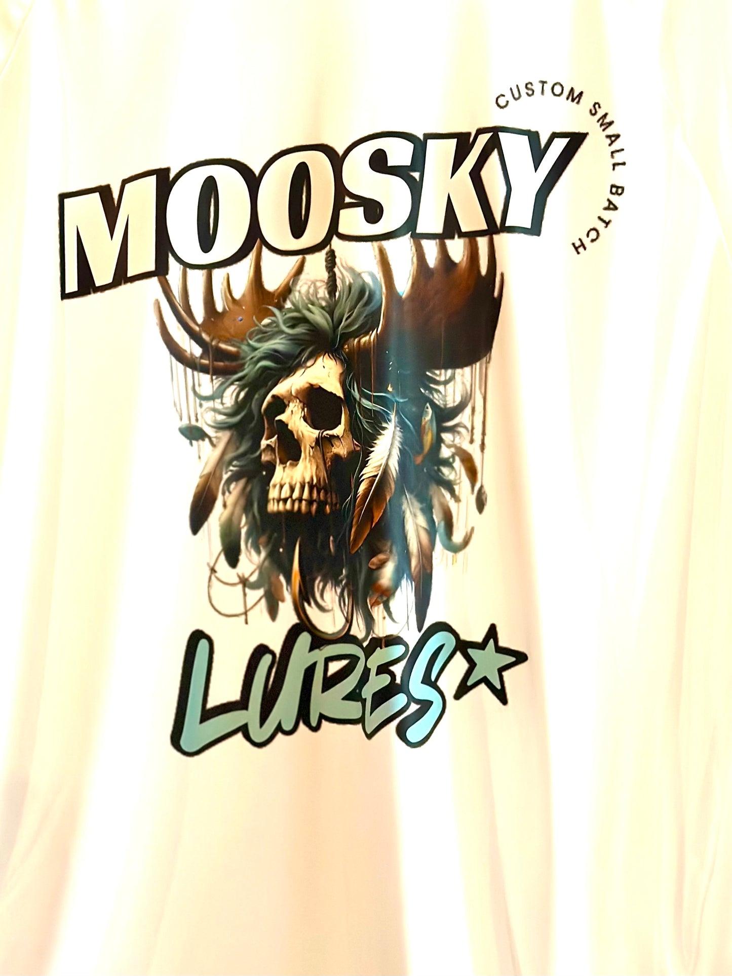 UV White Hoodie Skull