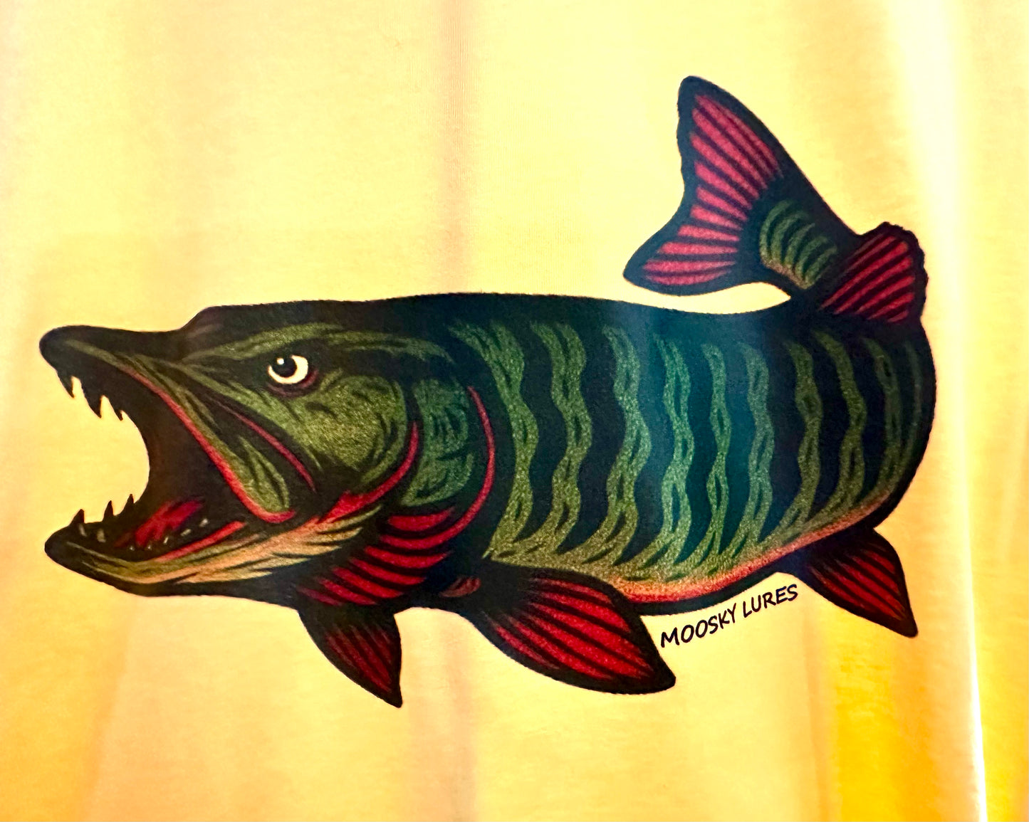 Yellow Short Sleeve T (Muskie)