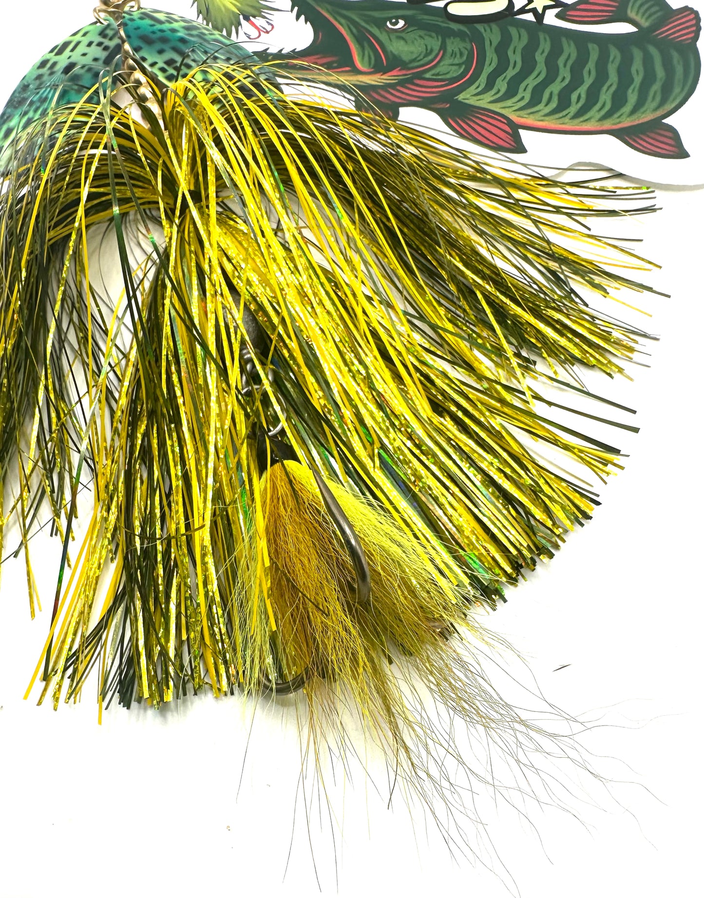 Double 9 Custom Hootch Fluted Green Gold