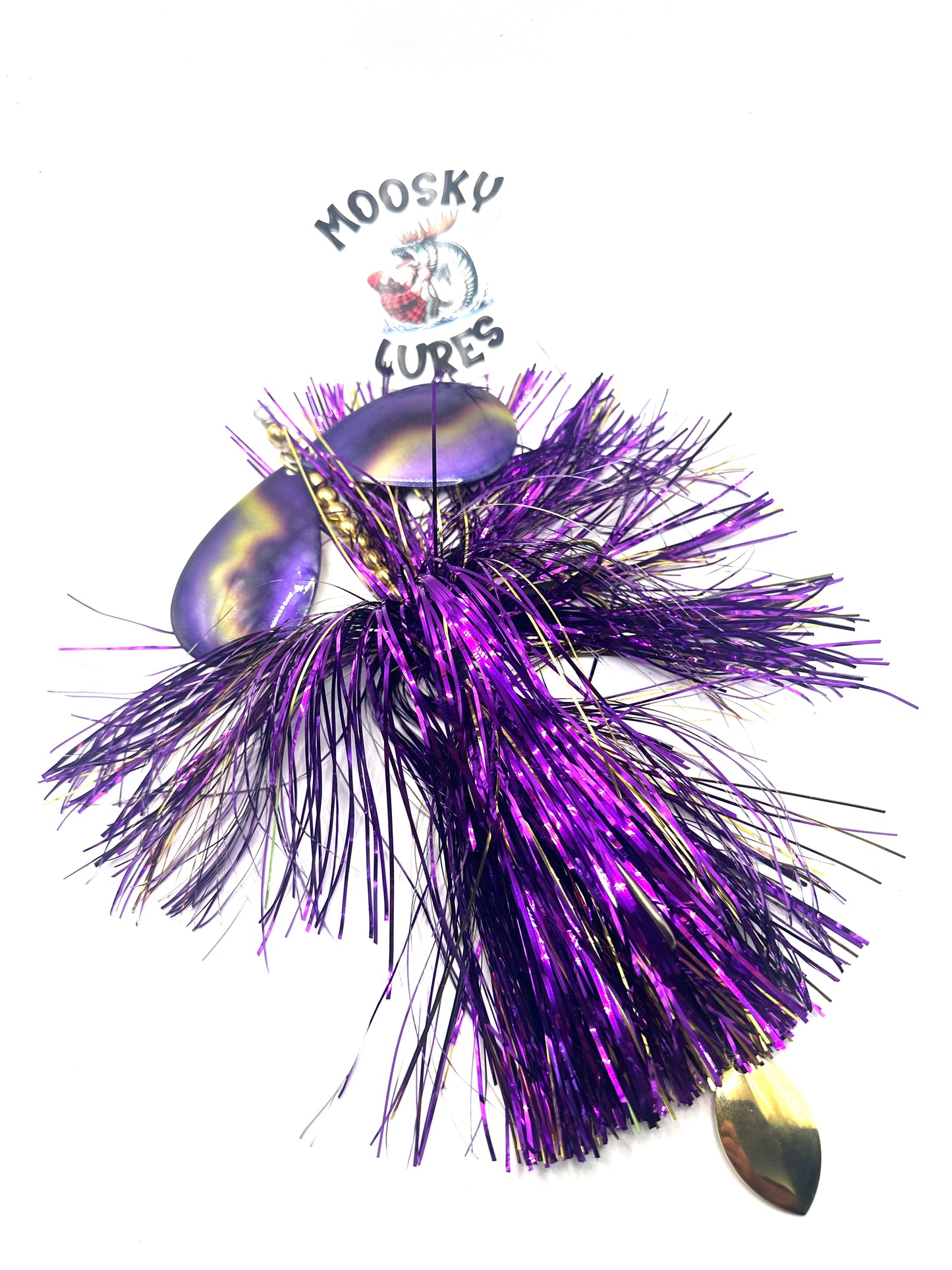Purple Gold Hootch 10’s with Tail Spin