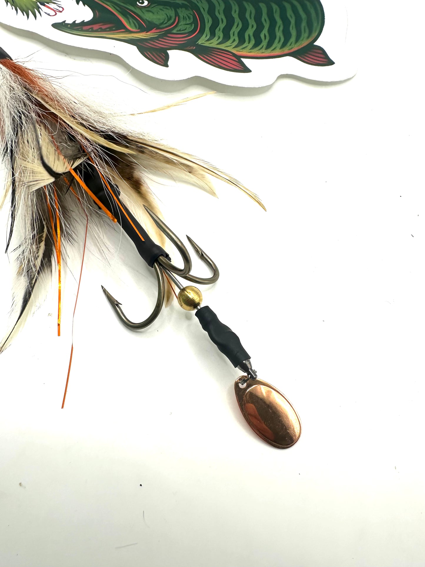 Custom Hootch 9 Copper Blade with tail spin