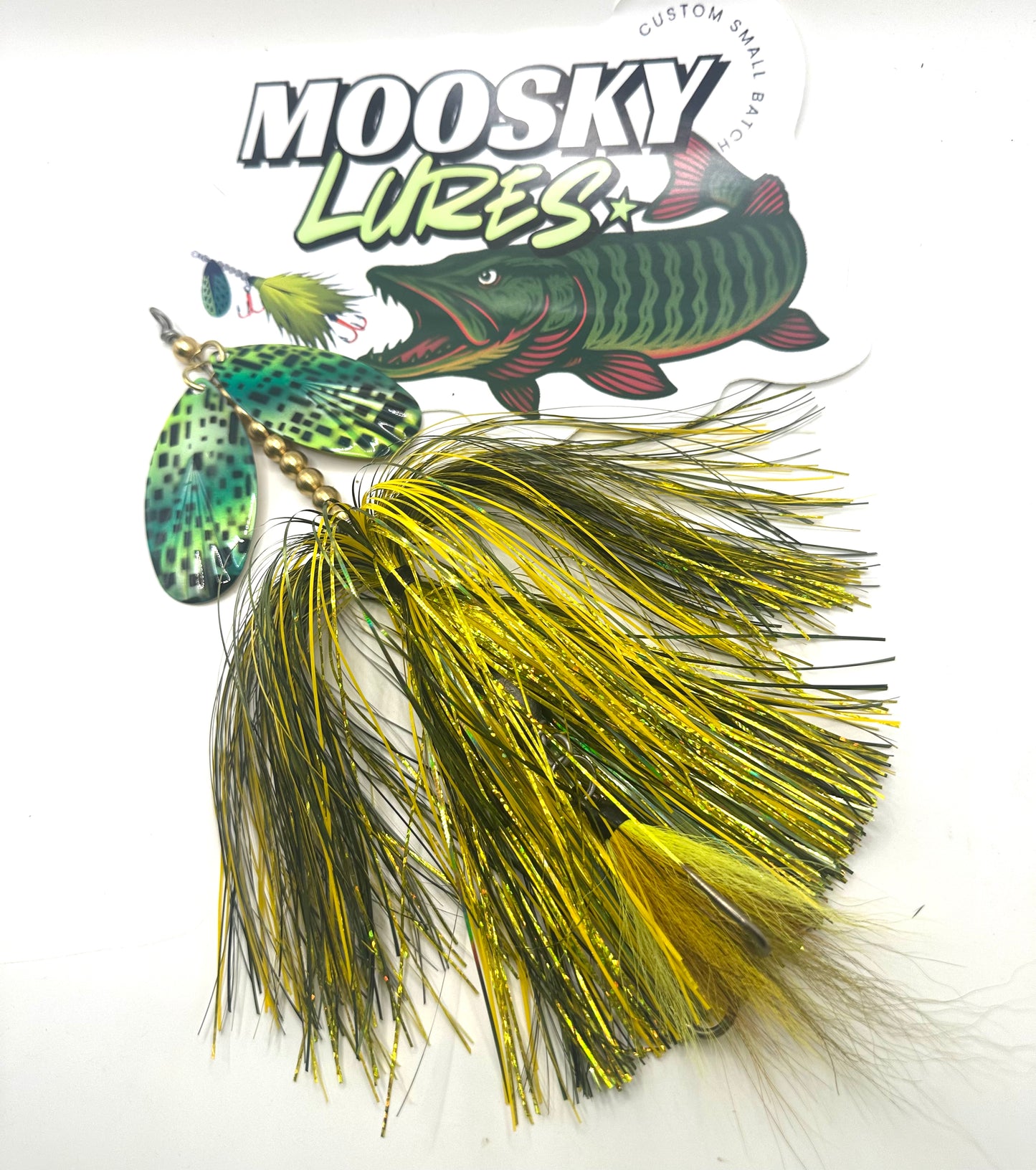 Double 9 Custom Hootch Fluted Green Gold