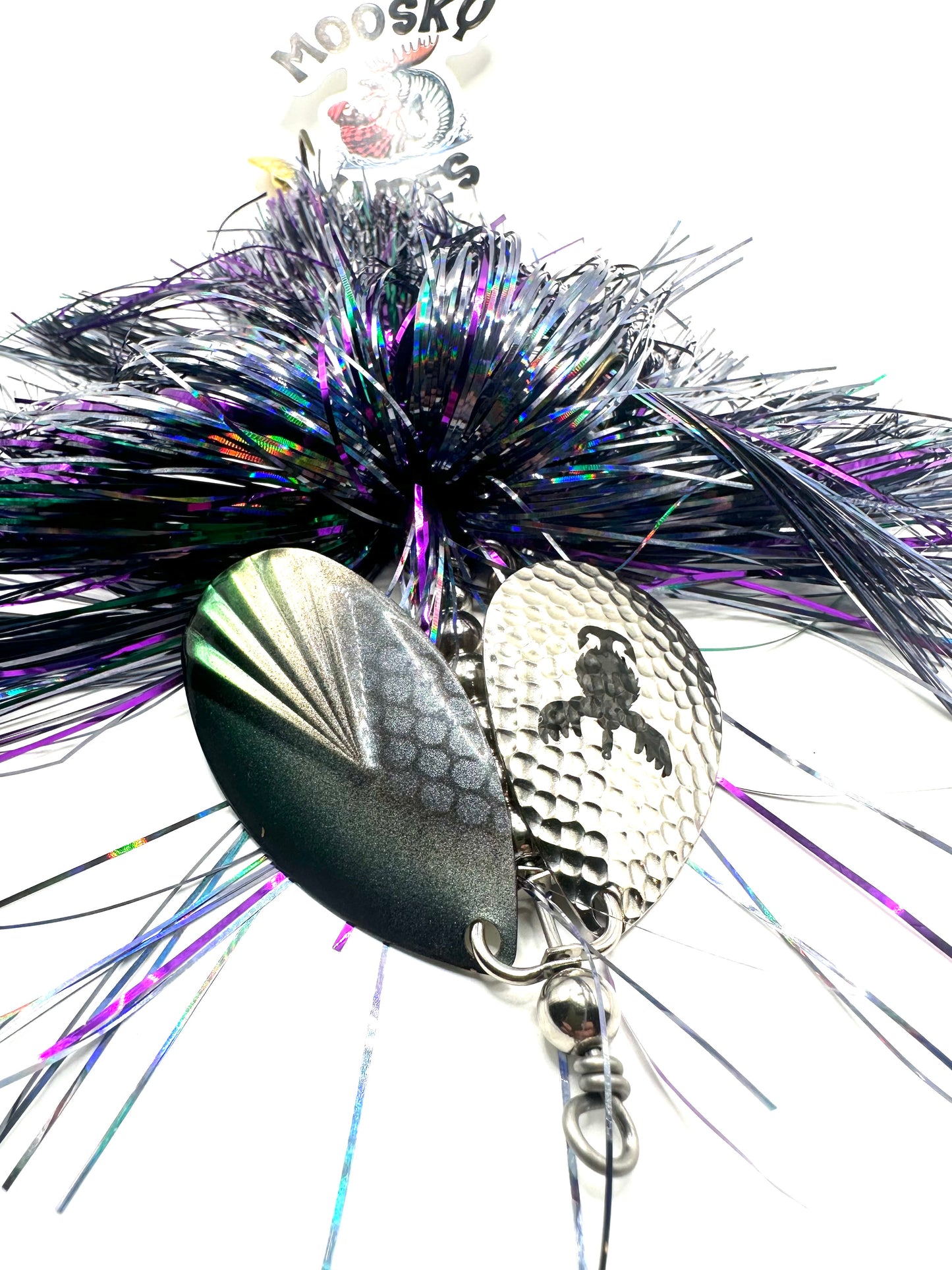 8/9 staggered Gunmetal Purple Custom Hootch Blade for Tom