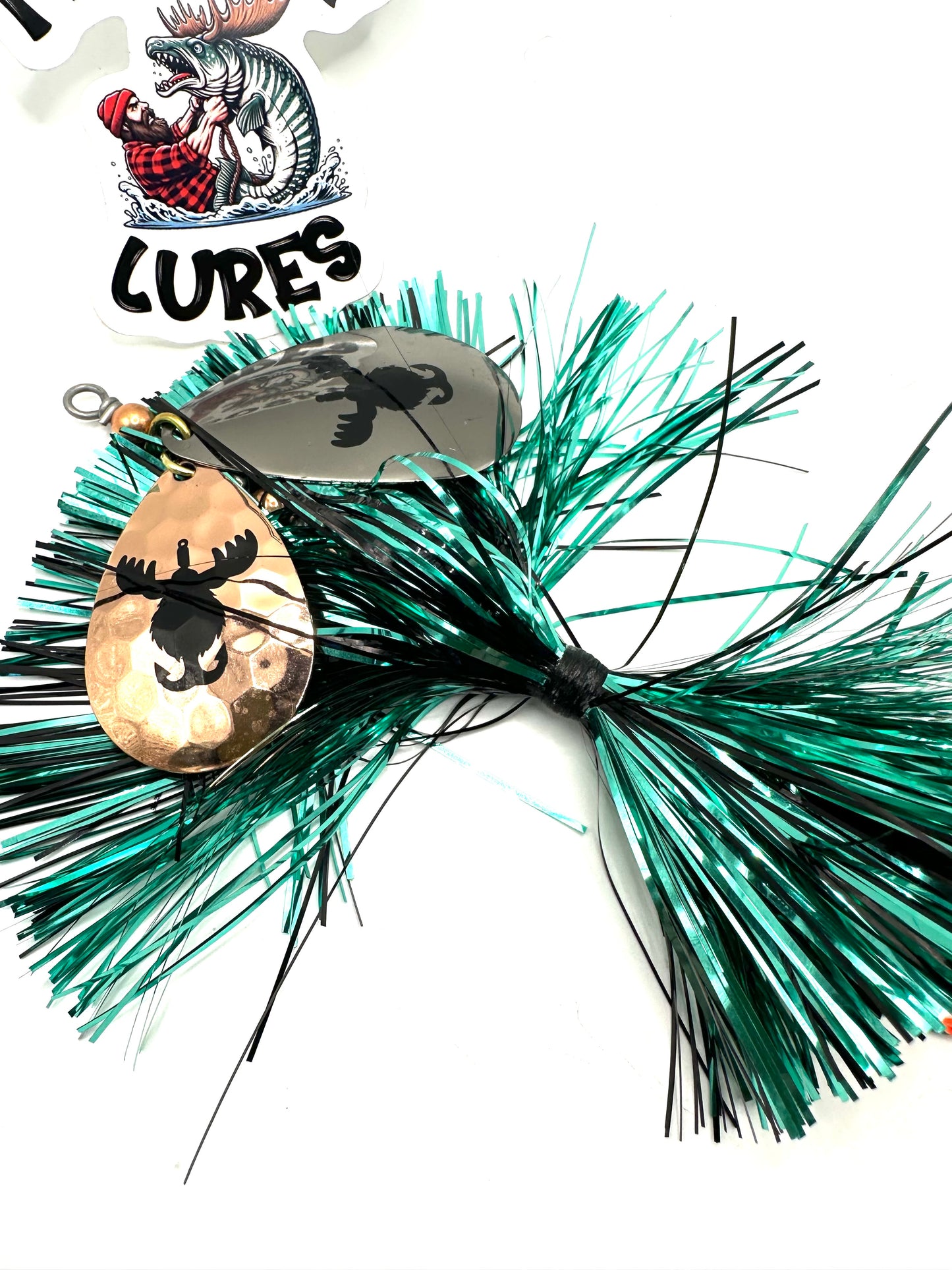 8/9 Black Copper Turquoise with tail Spin