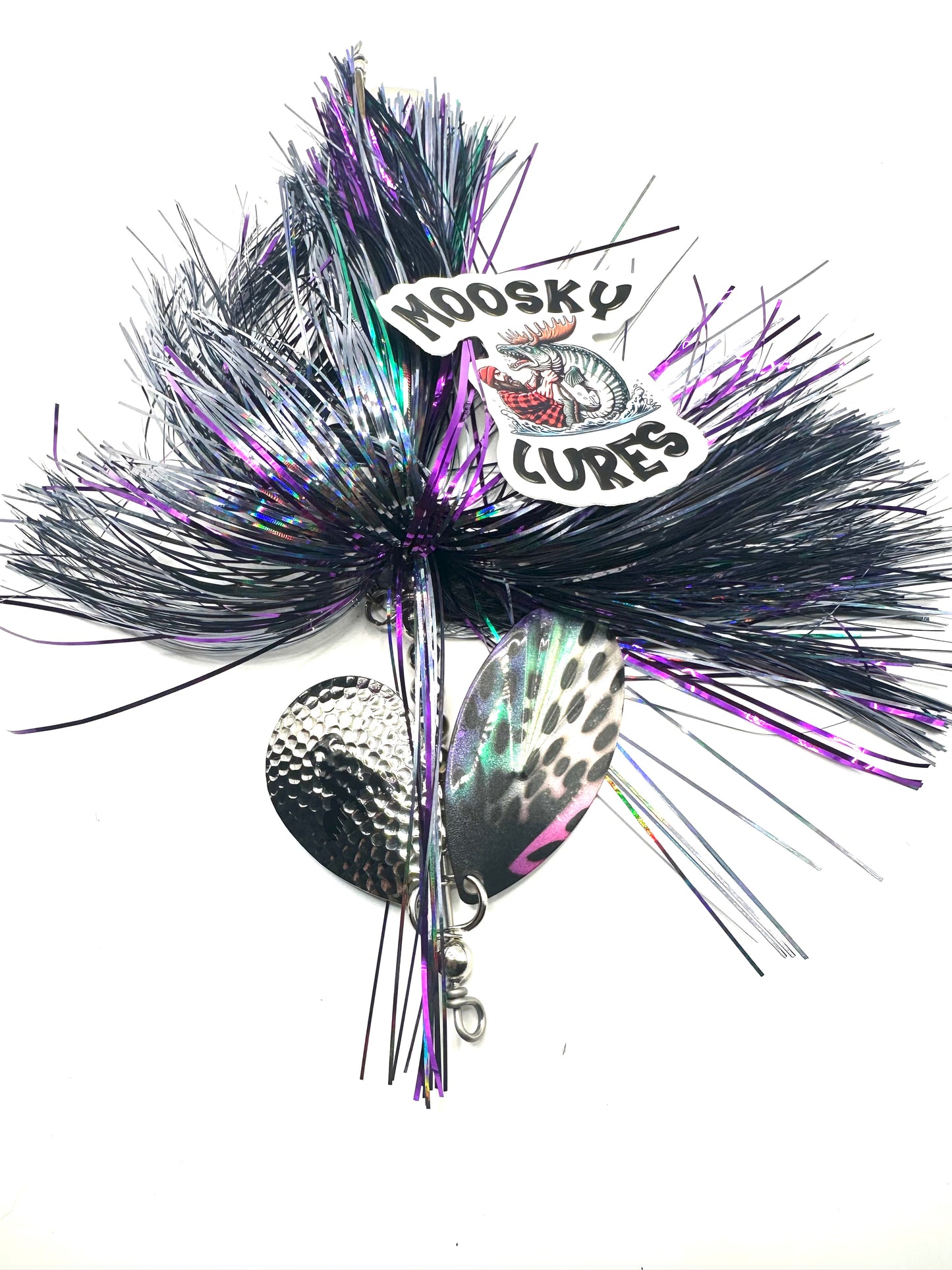 8/9 Staggered Fluted Custom Hootch Blade Gunmetal Purple