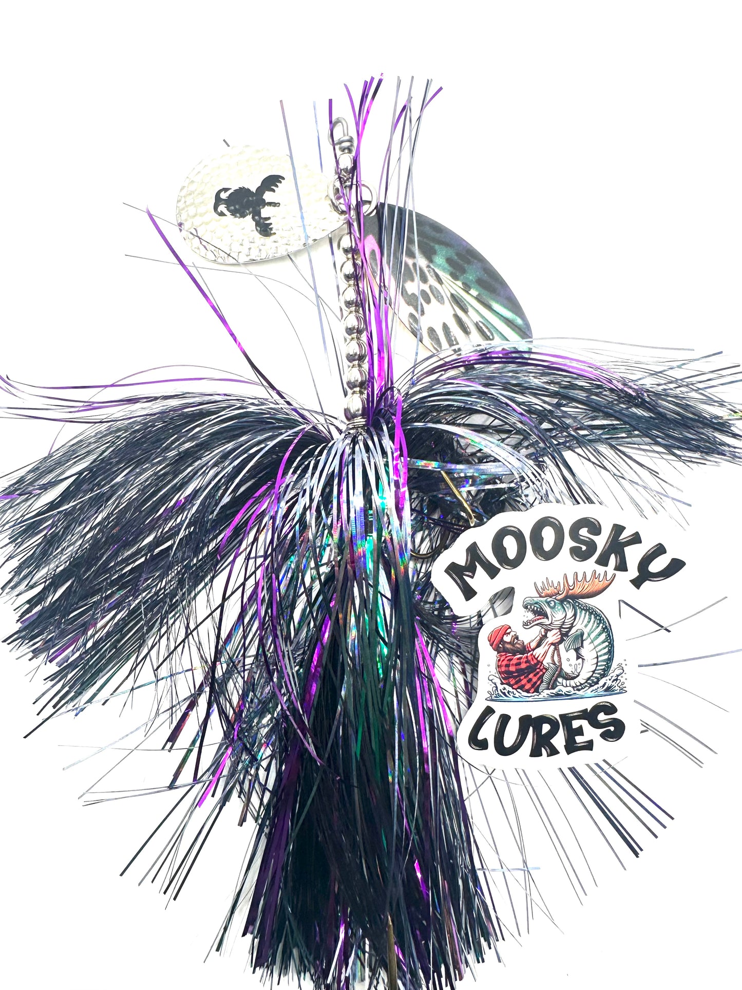 8/9 Staggered Fluted Custom Hootch Blade Gunmetal Purple
