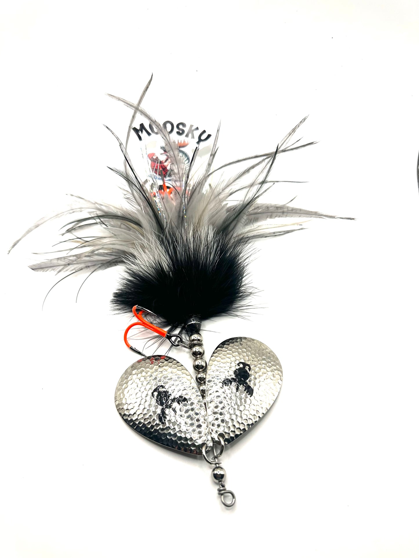 Double 10 Goose Marabou Flash Hackle Mix