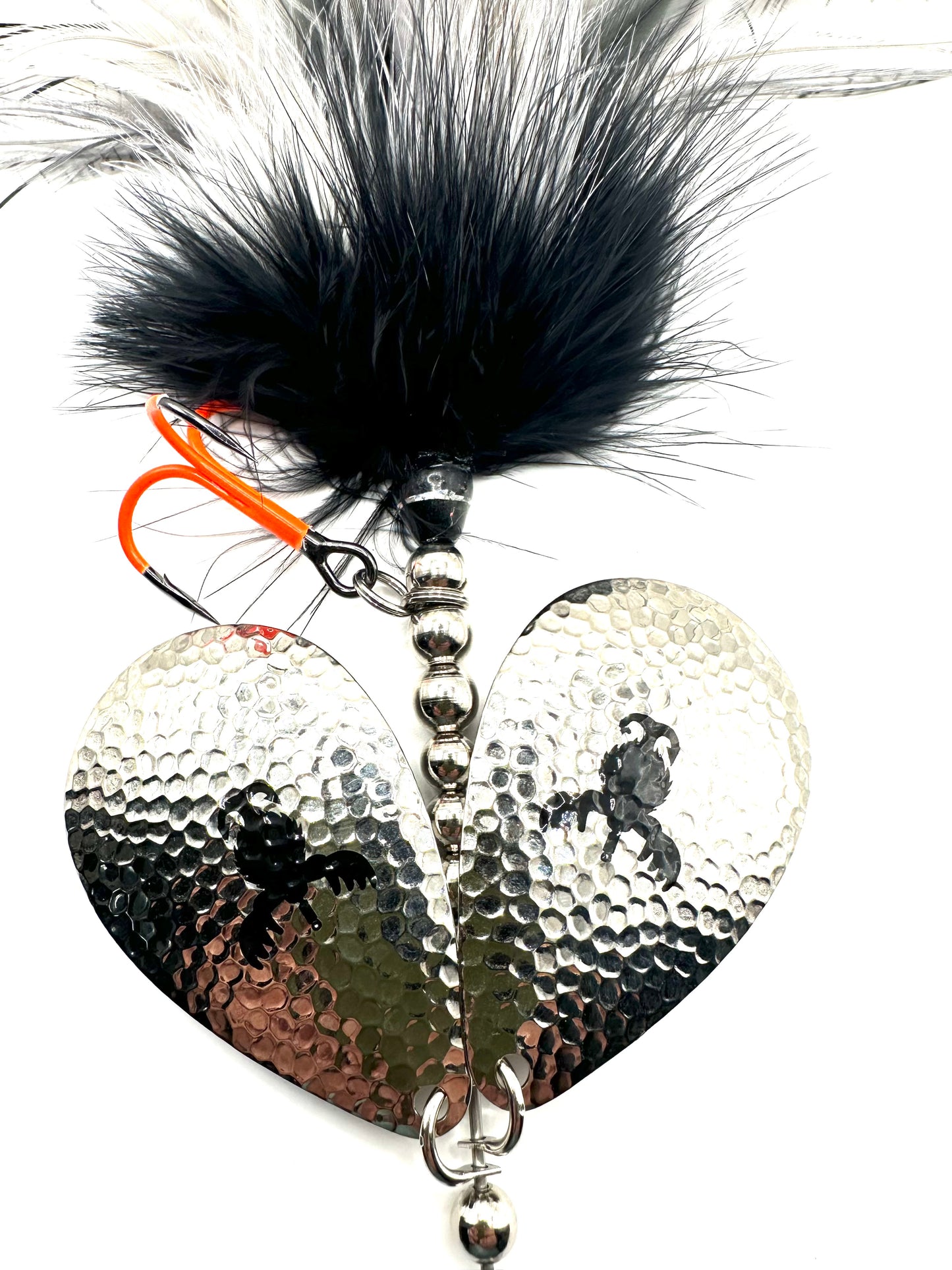 Double 10 Goose Marabou Flash Hackle Mix