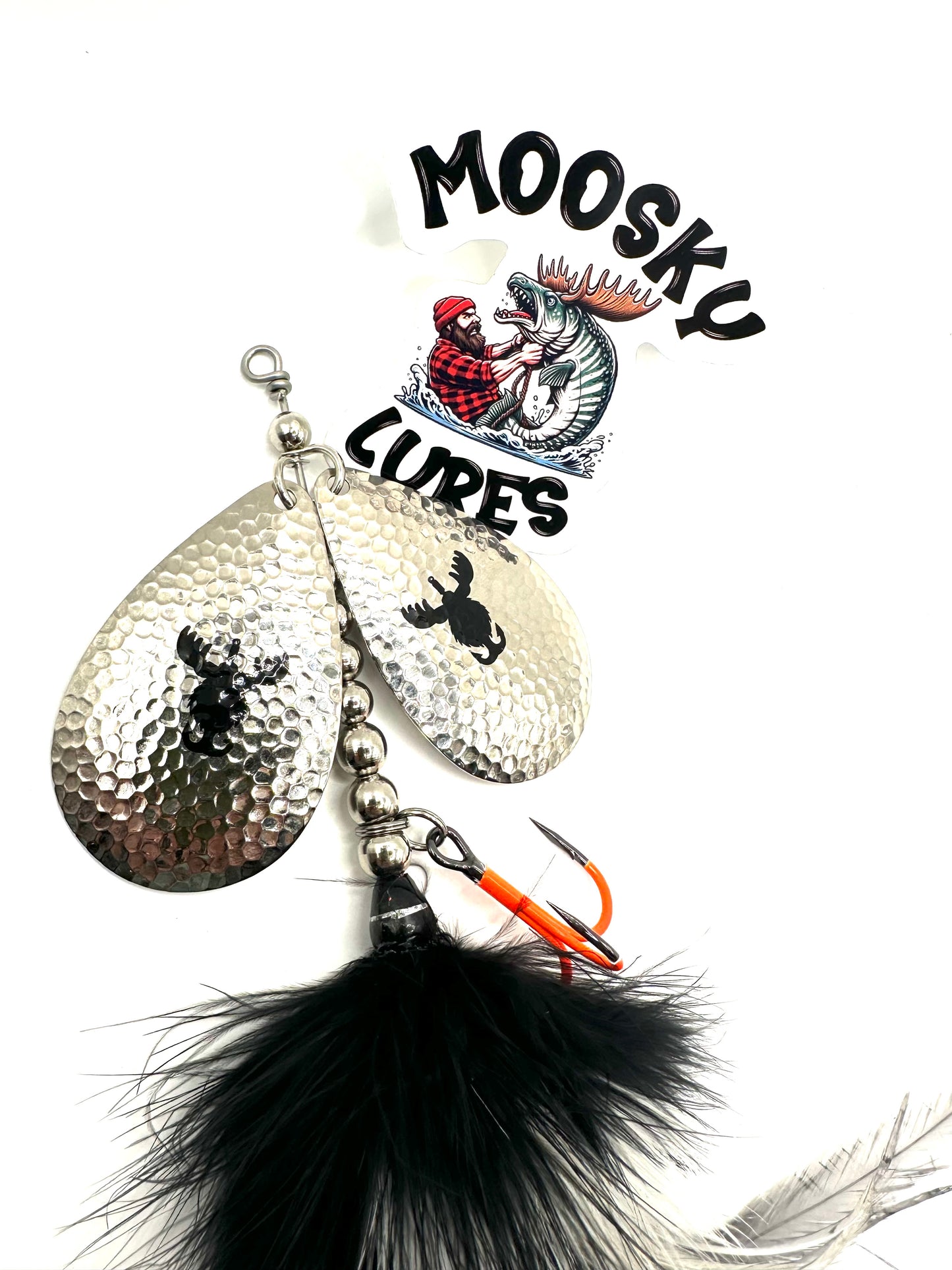 Double 10 Goose Marabou Flash Hackle Mix
