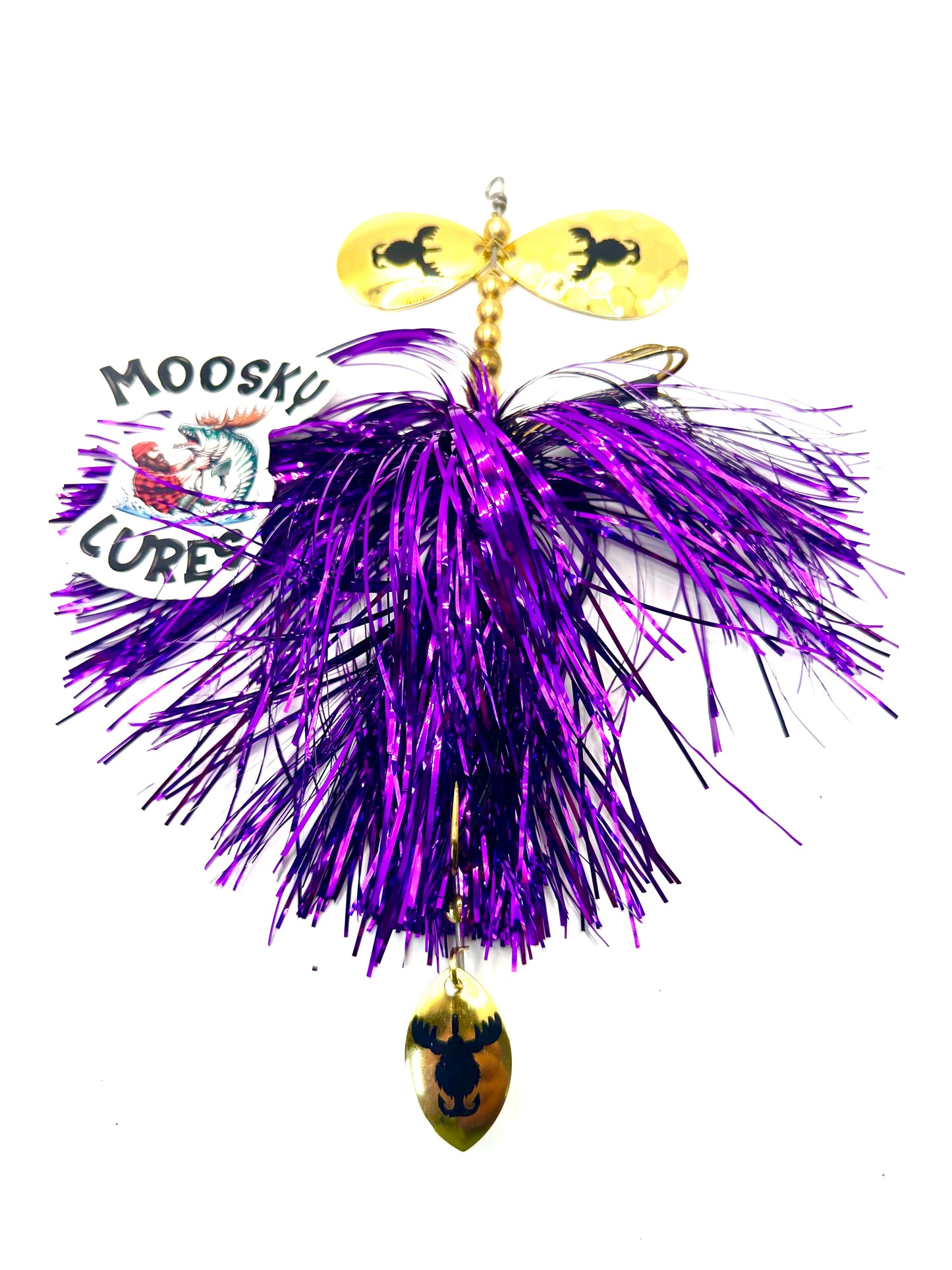 7/8 Staggered Gold Purple with tail spin