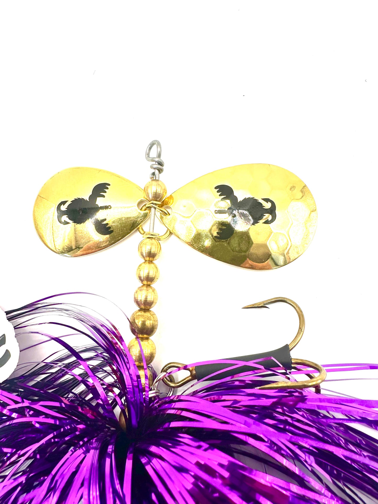 7/8 Staggered Gold Purple with tail spin