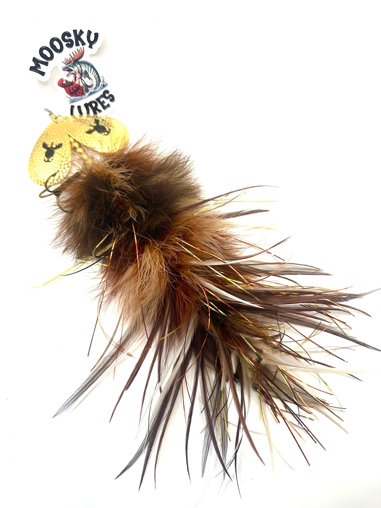 Double 9 Muskratzky Marabou Flash Hackle Mix