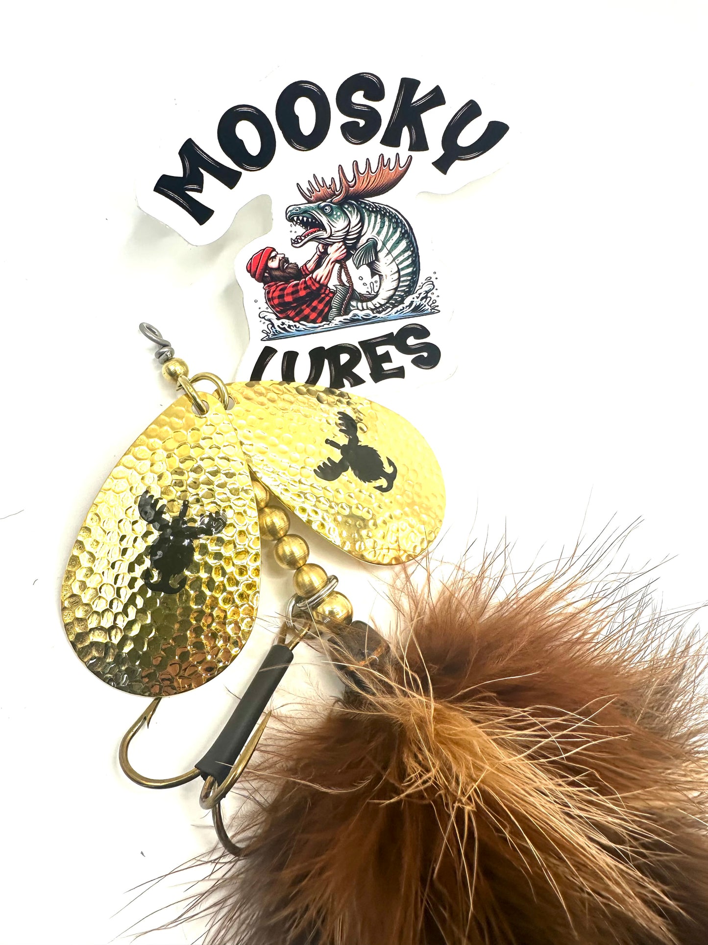 Double 9 Muskratzky Marabou Flash Hackle Mix