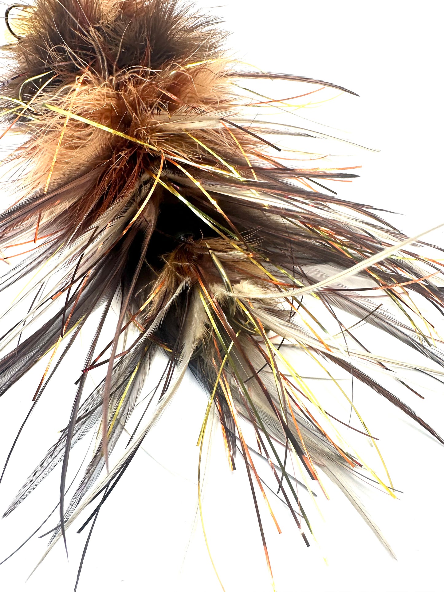 Double 9 Muskratzky Marabou Flash Hackle Mix