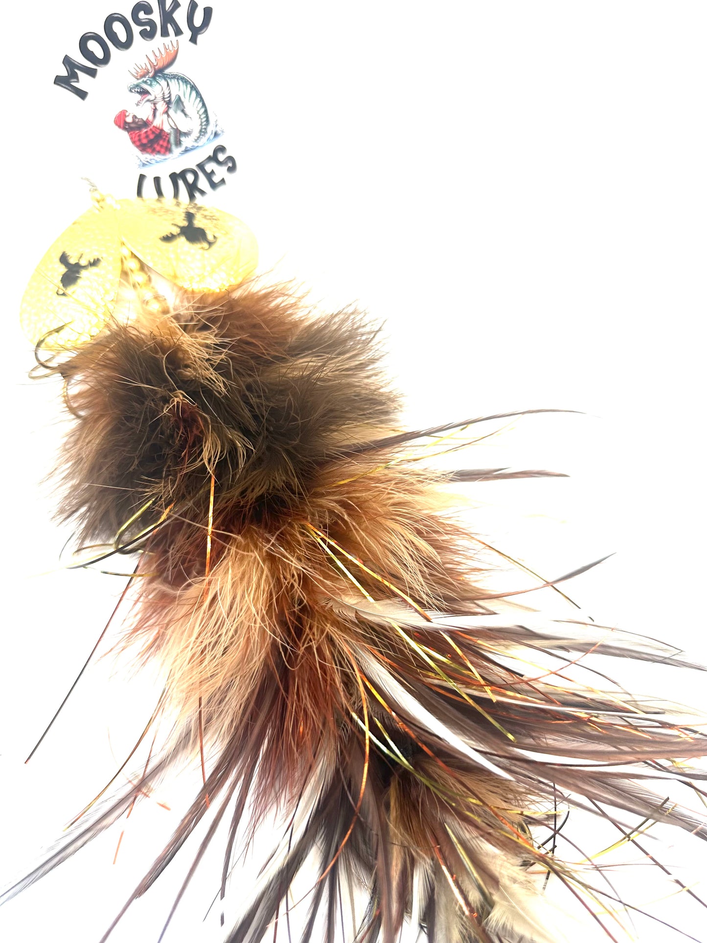 Double 9 Muskratzky Marabou Flash Hackle Mix