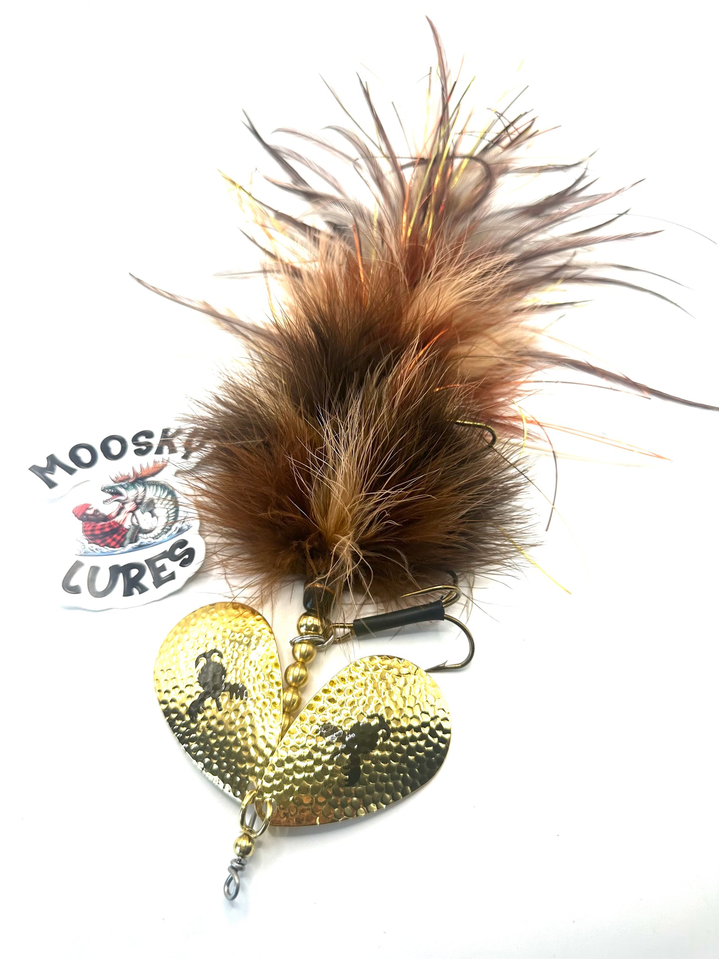 Double 9 Muskratzky Marabou Flash Hackle Mix