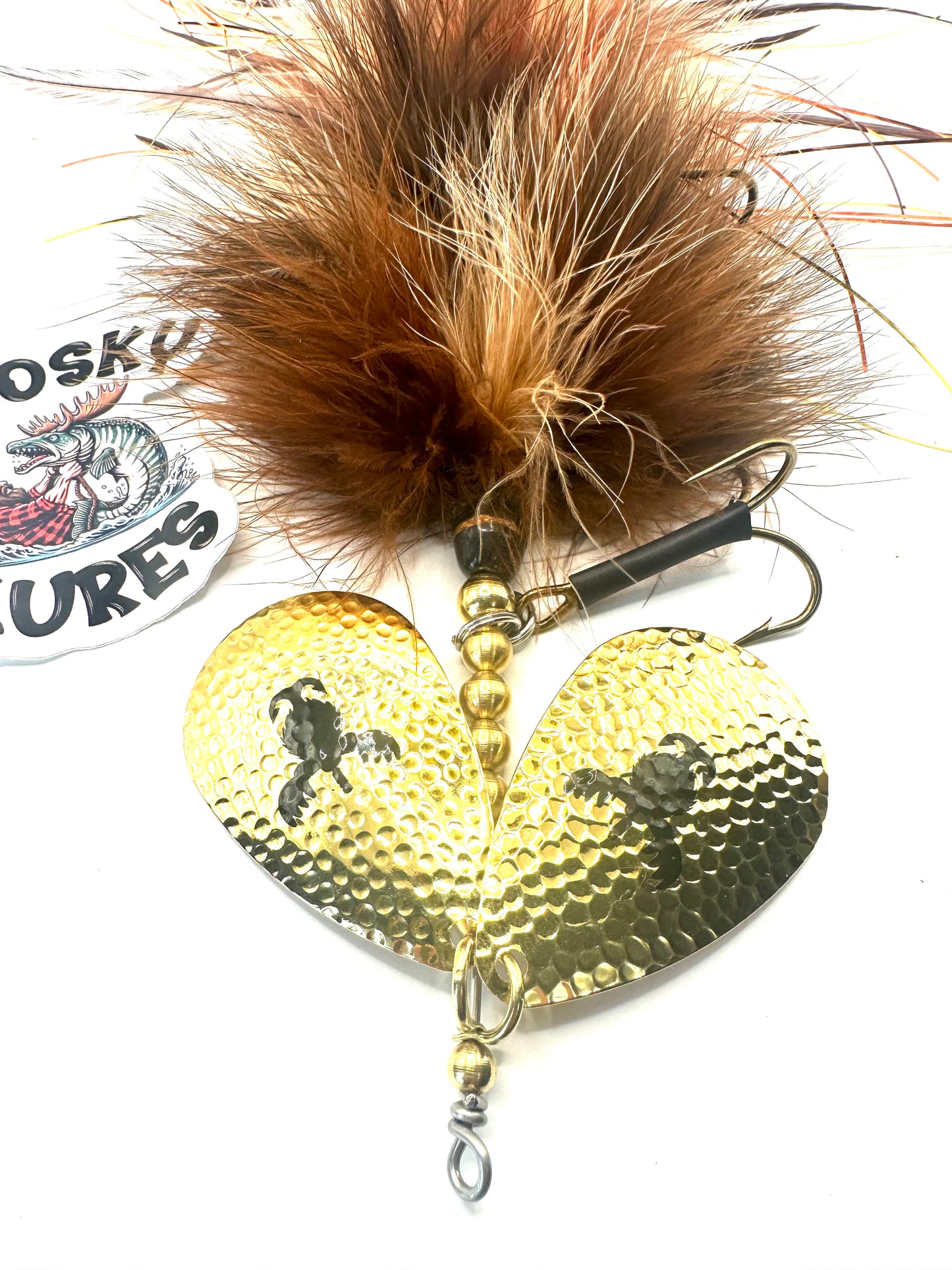 Double 9 Muskratzky Marabou Flash Hackle Mix