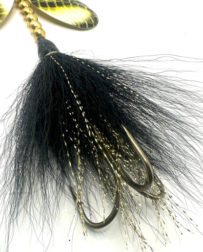 Custom Hootch 8/9 Copper Black Gold Deer Hair