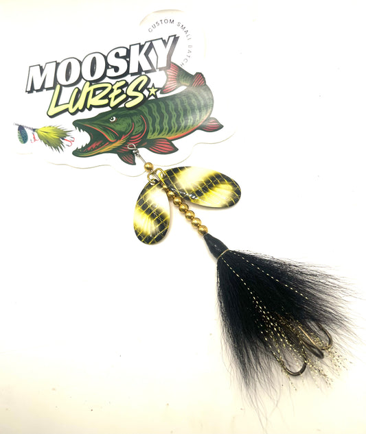 Custom Hootch 8/9 Copper Black Gold Deer Hair