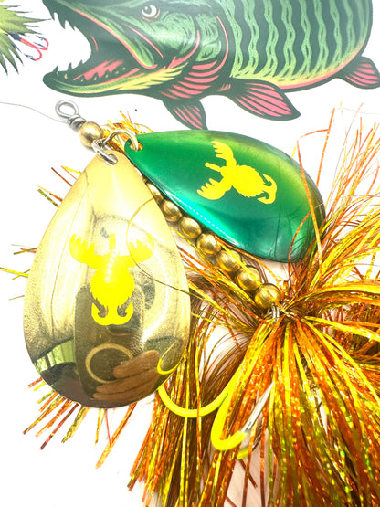 Double 10s Green Gold Rusty Gold
