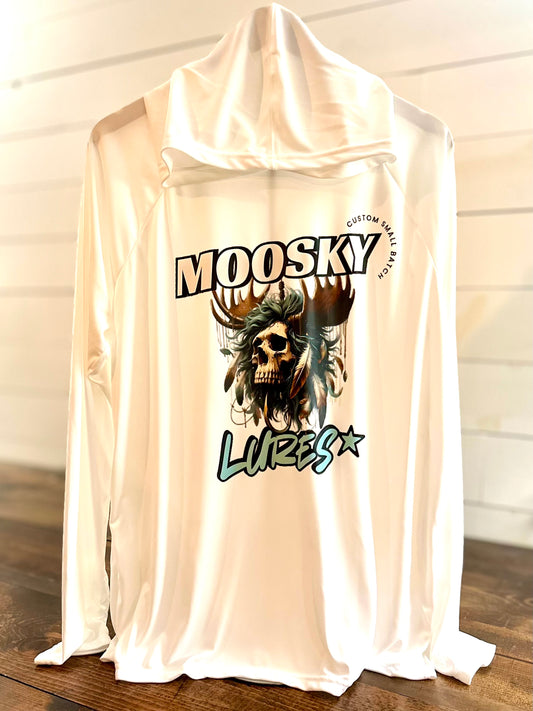 UV White Hoodie Skull