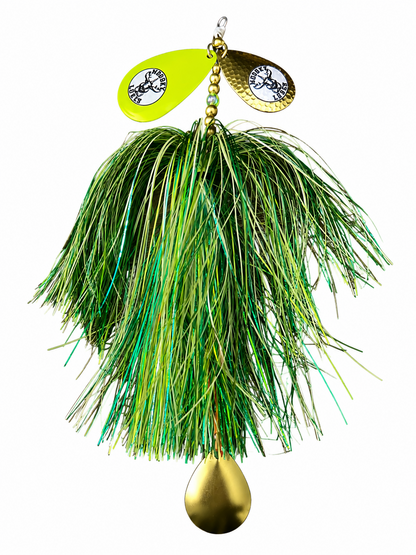8/9 Green Chartreuse Gold with Tail Spin