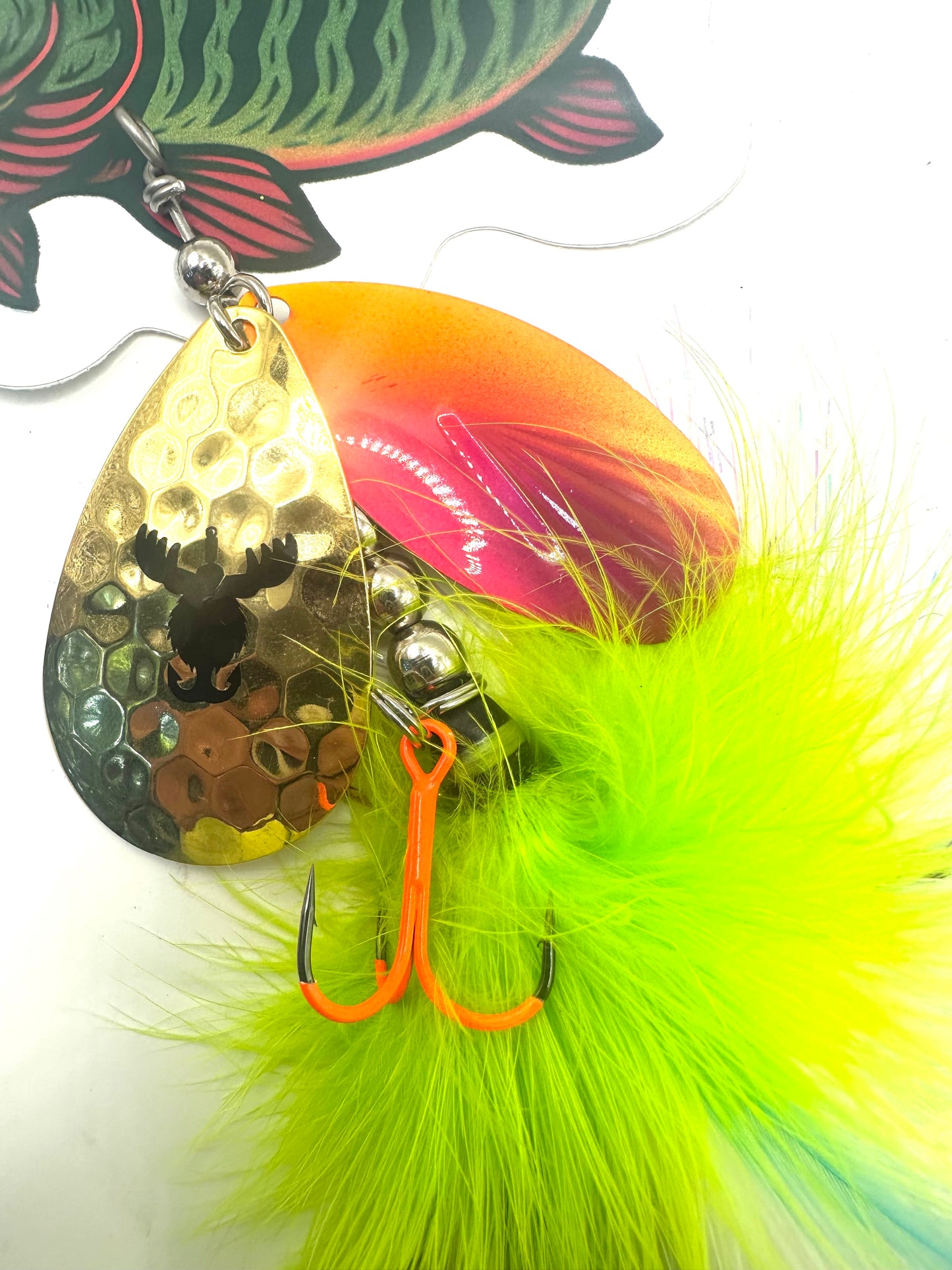 Double 9 Fluted Custom Hootch Blade BKK hooks