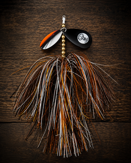 Double 9 Custom Hootch Blade BL Fish Scale