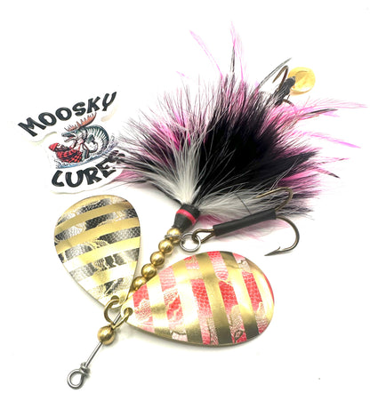 Pink Black Hootch 10’s with Tail Spin
