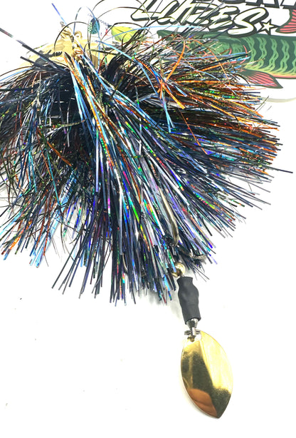 Gold Orange Gun Metal 8/9 staggered with Tail Spin