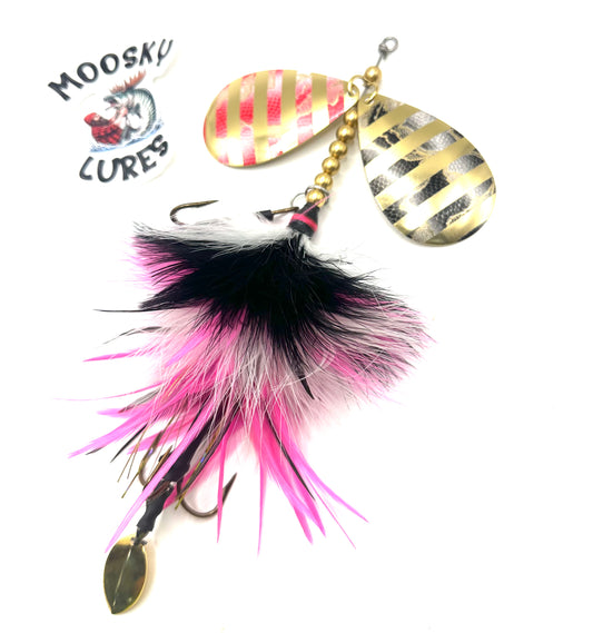 Pink Black Hootch 10’s with Tail Spin