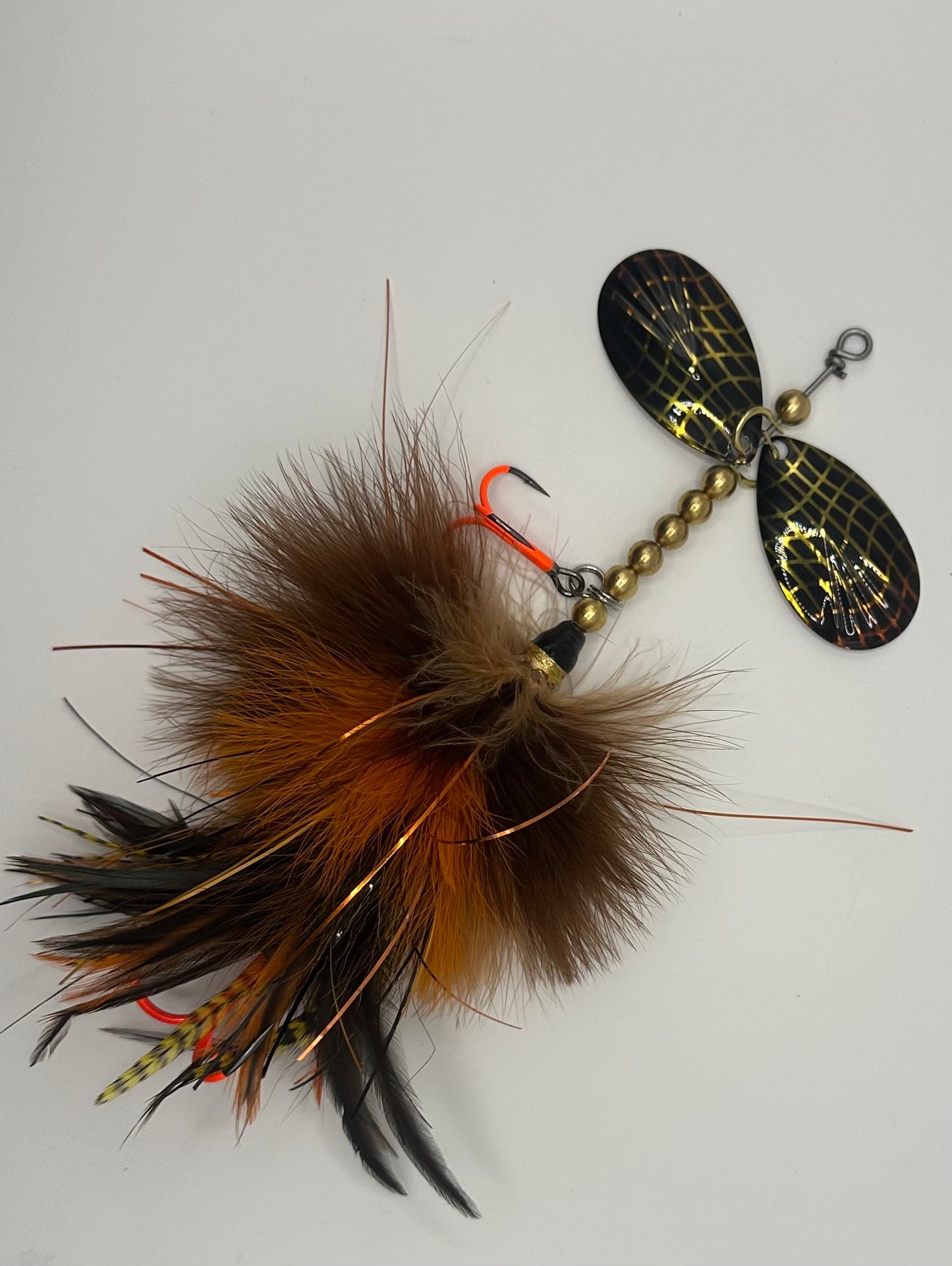 Fluted Hootch Double 8’s Marabou Flash Hackle Mix
