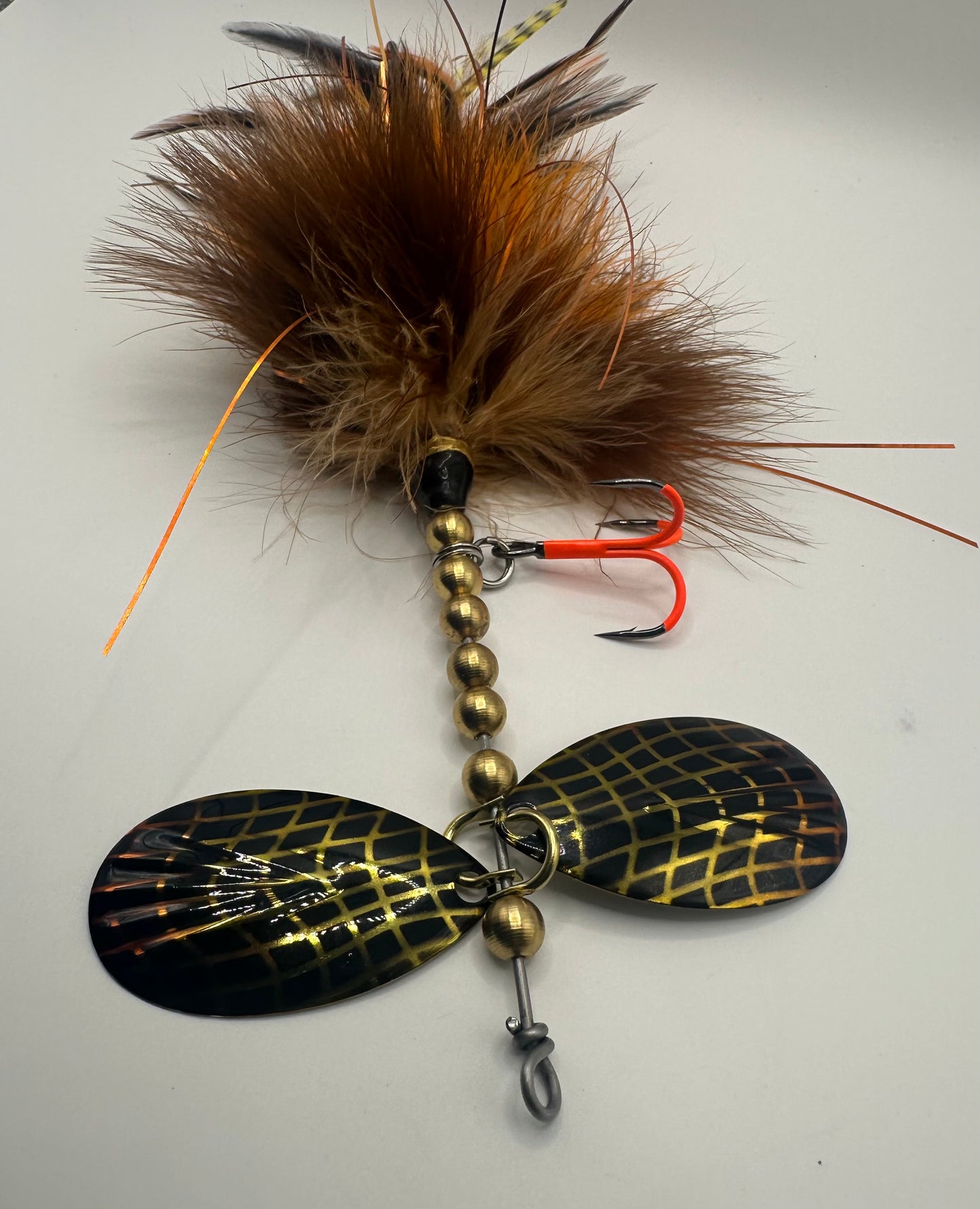 Fluted Hootch Double 8’s Marabou Flash Hackle Mix