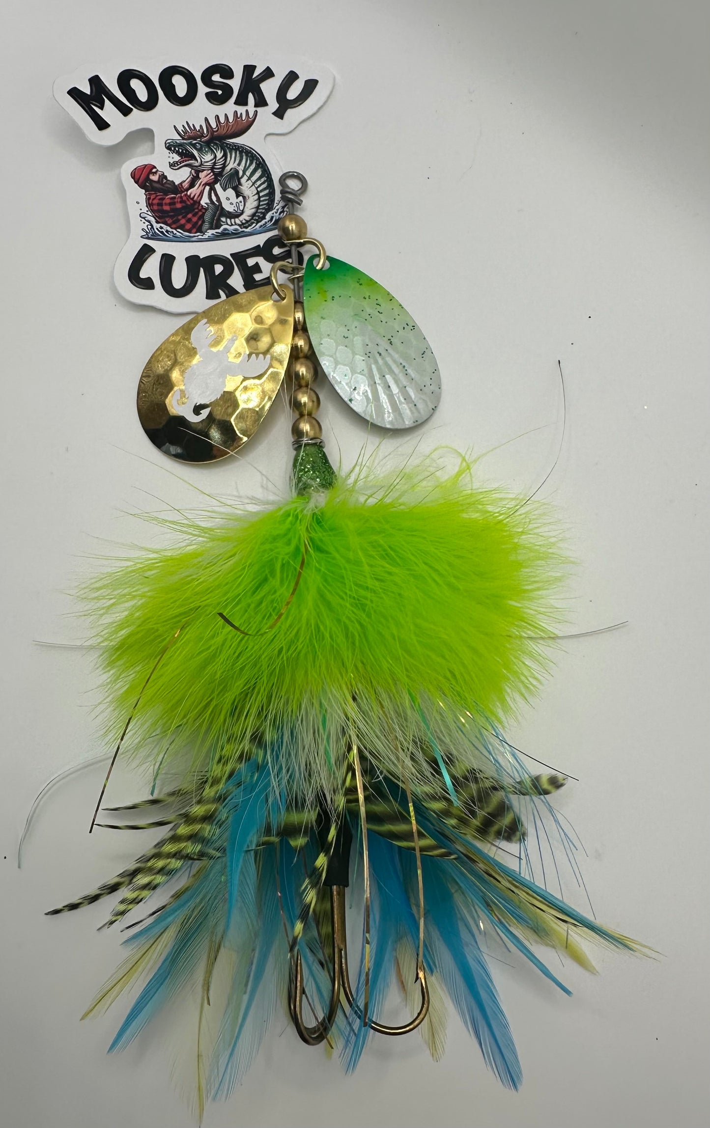 Double 8 white green gold mix