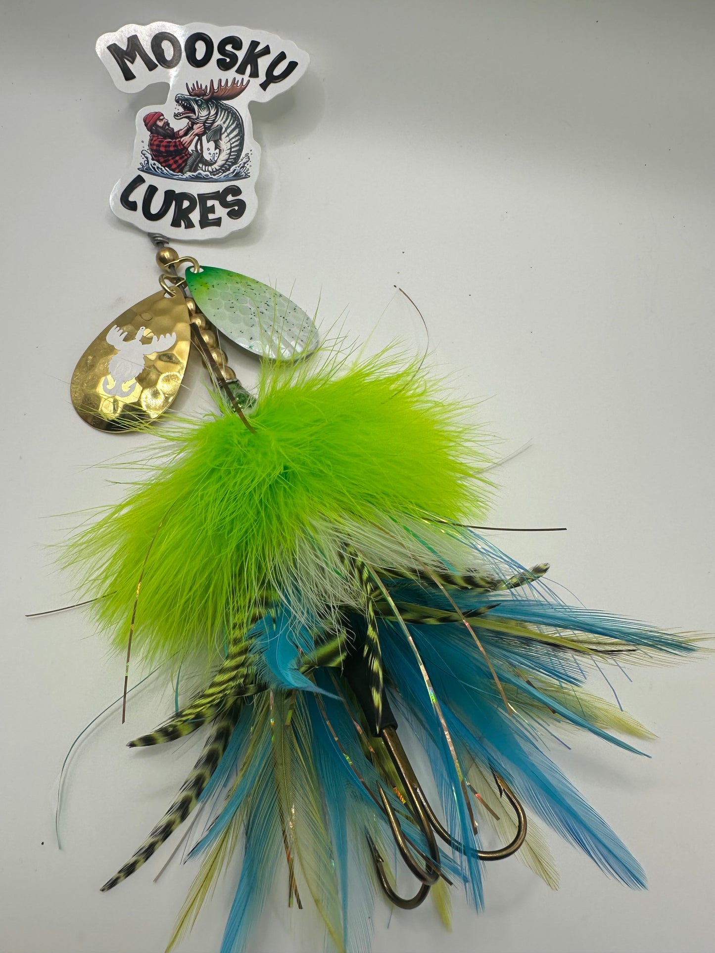 Double 8 white green gold mix