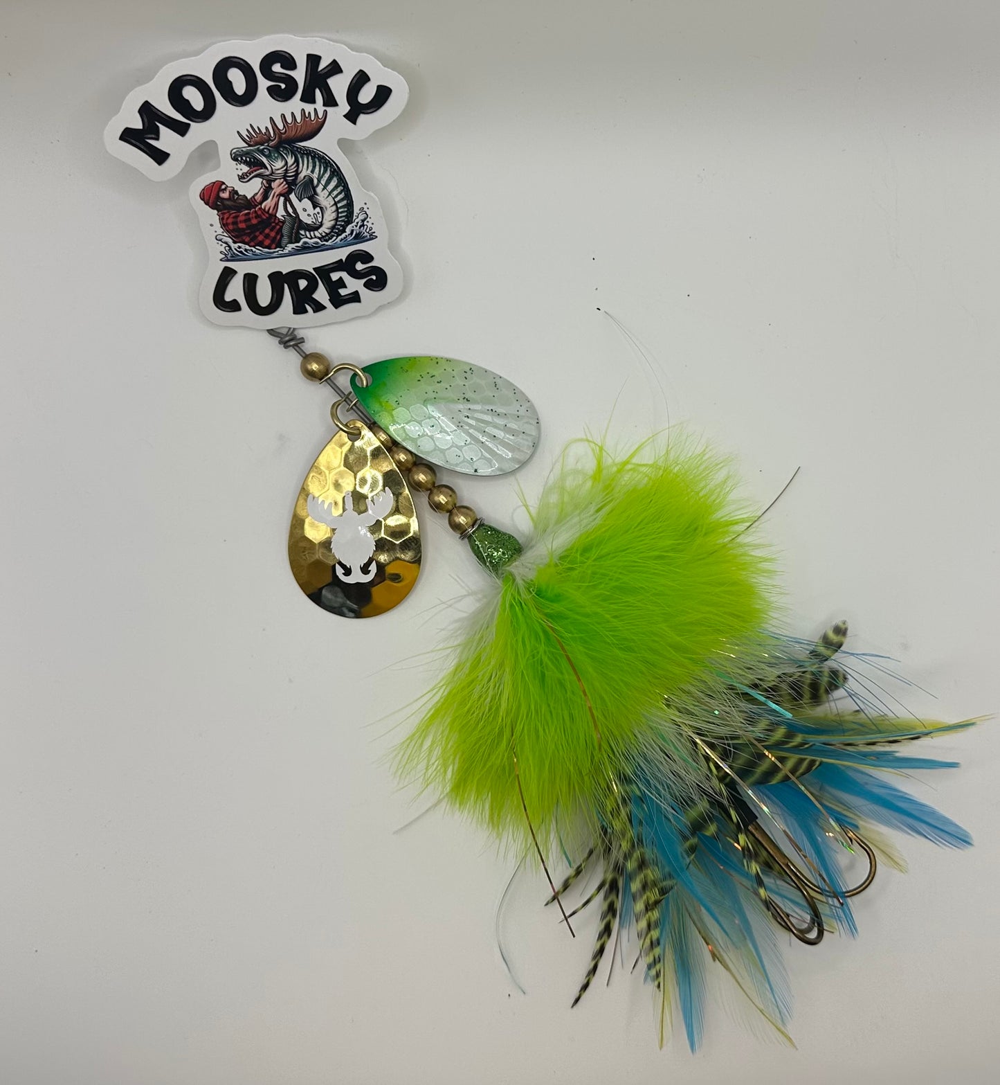 Double 8 white green gold mix