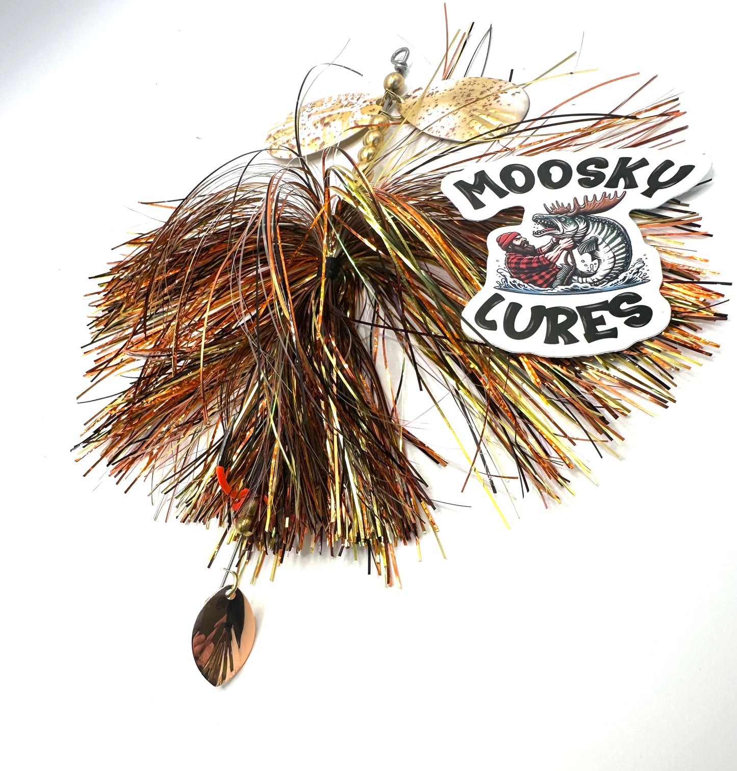 Double 8 Fluted Copper Ice Tail Spin