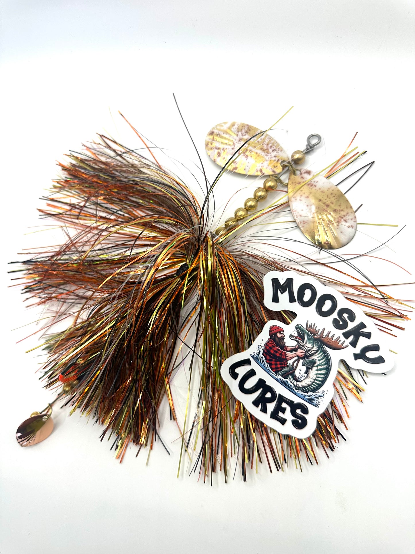 Double 8 Fluted Copper Ice Tail Spin
