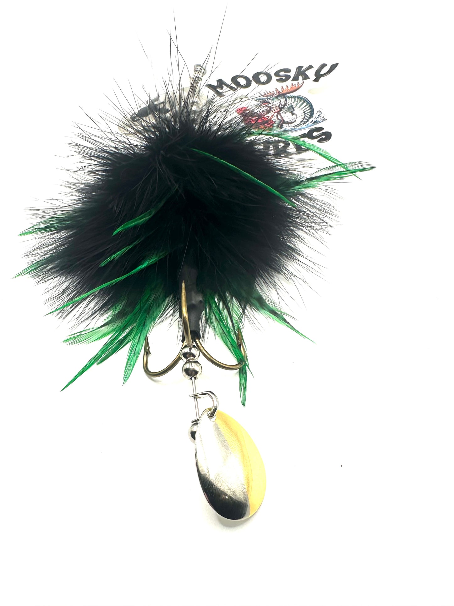 Black Green Single Blade Tail Spin for Kyle