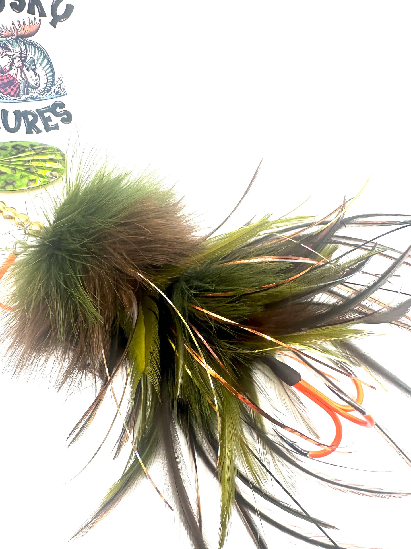 Double 9 Swamp Frog Marabou Flash Hackle Mix