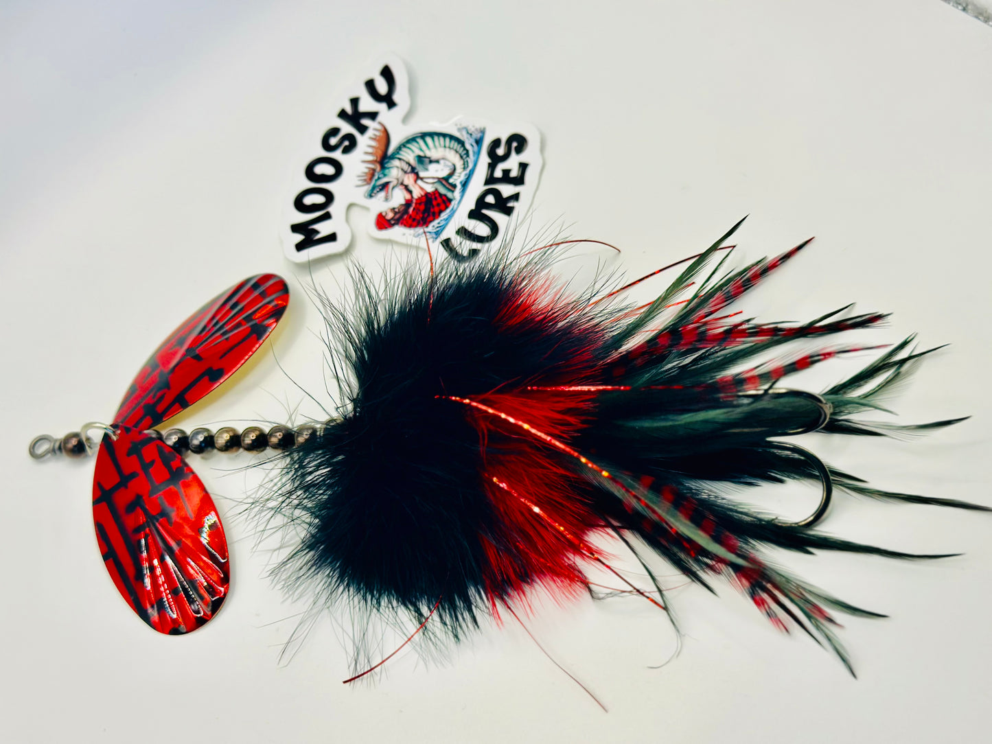 Double 9 Fluted Red Black Mix
