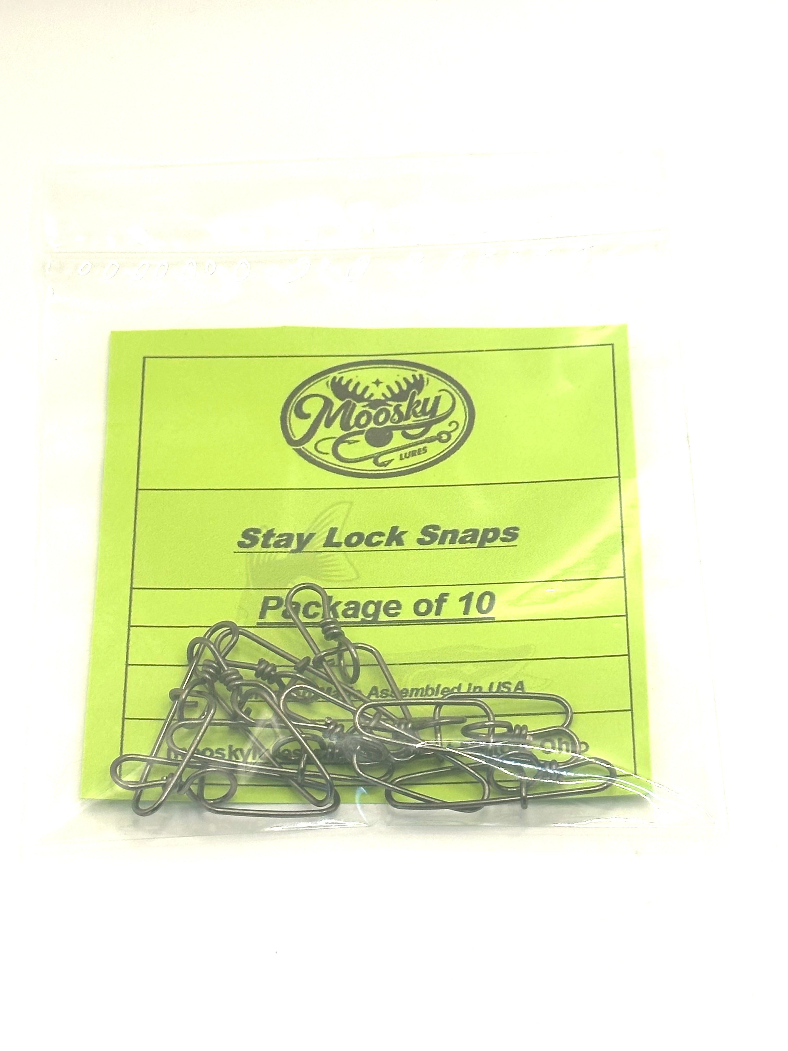 Stay Lock Replacement Snaps 10 Pack – Moosky Lures