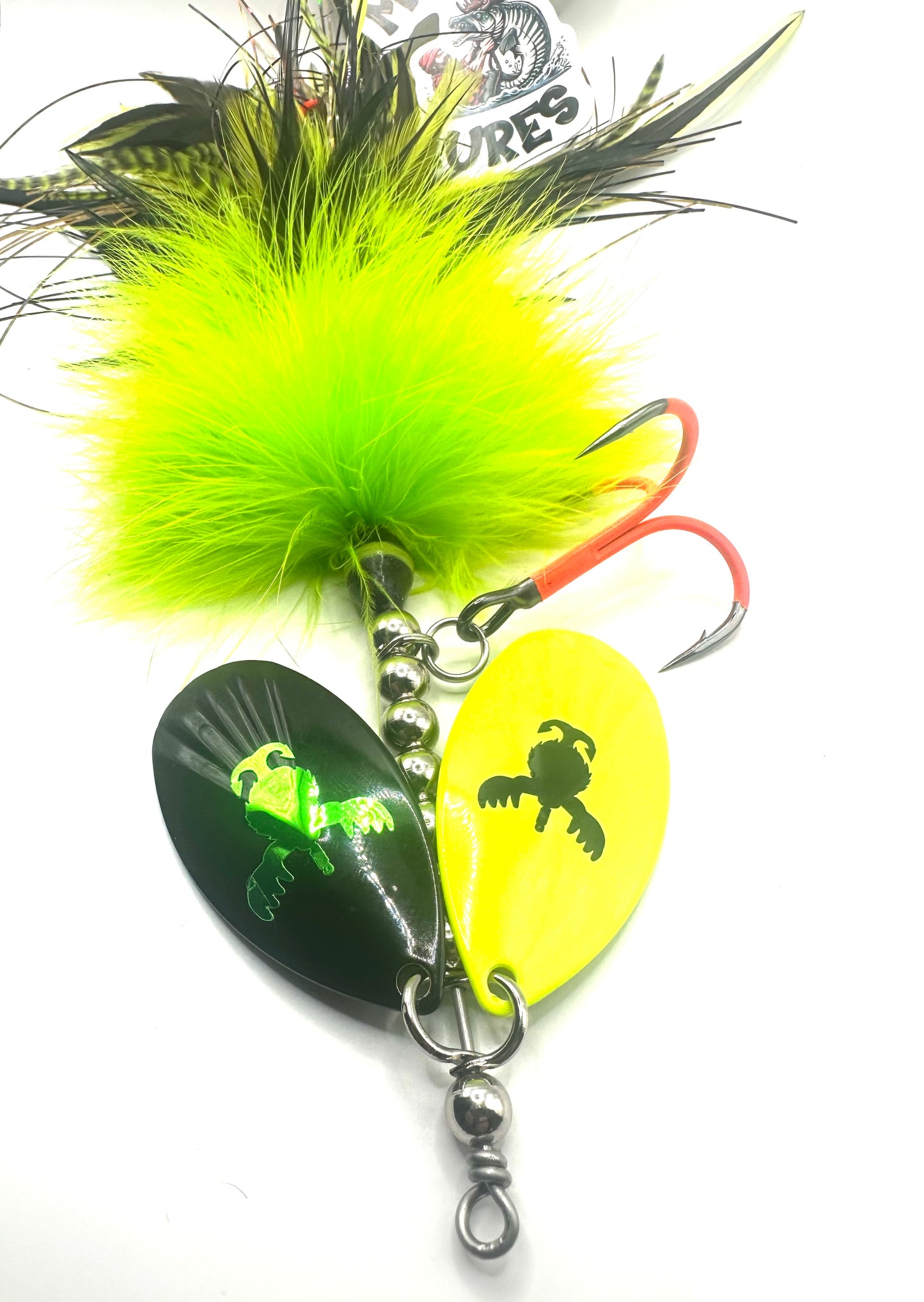 Double 9 Fluted Marabou Hackle Mix