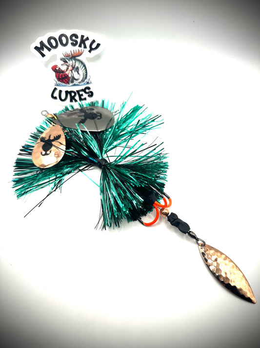 8/9 Black Copper Turquoise with tail Spin