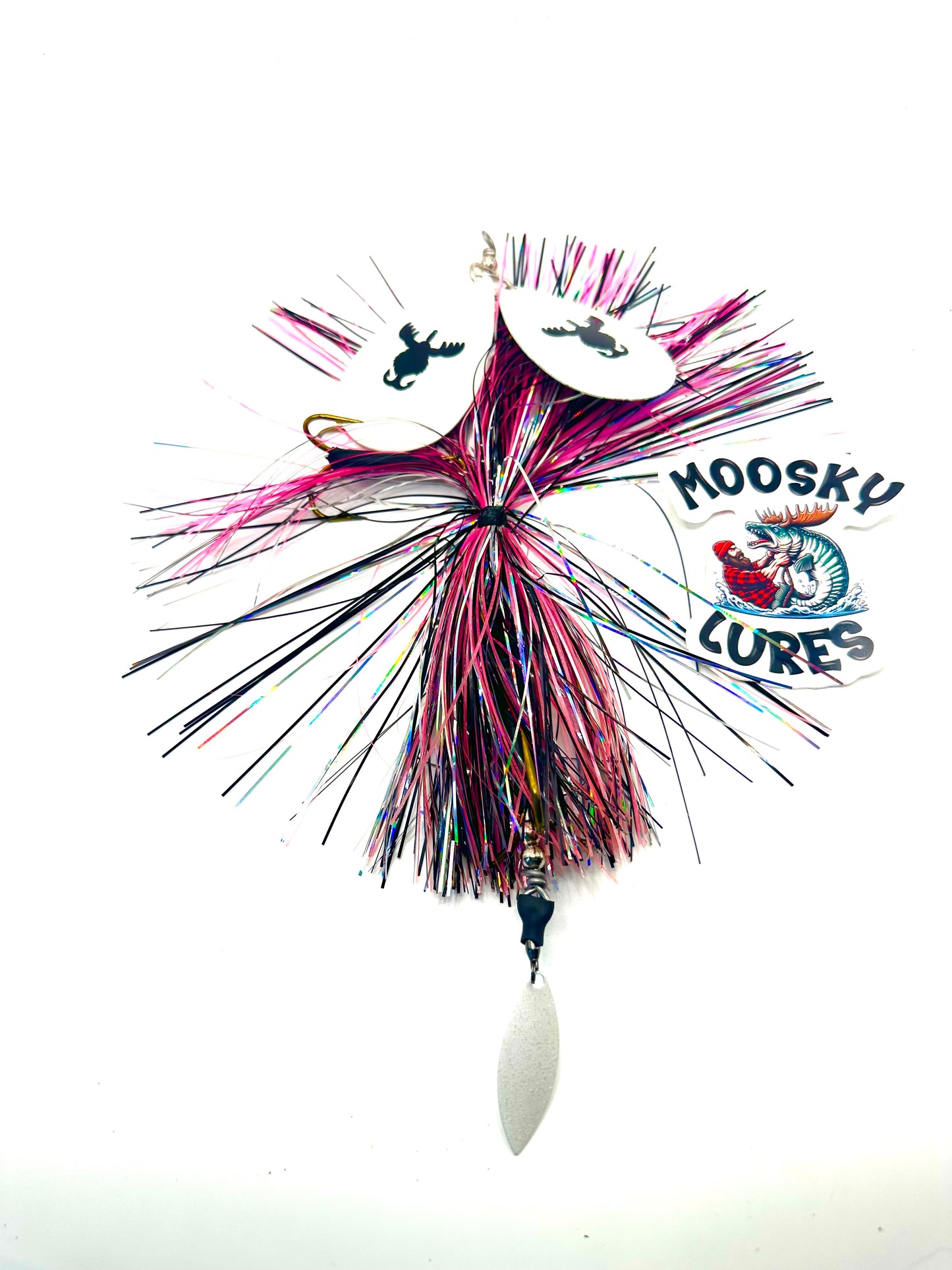 Double 10 Glow Flamingo with tail spin