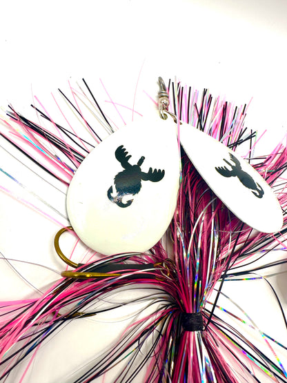Double 10 Glow Flamingo with tail spin