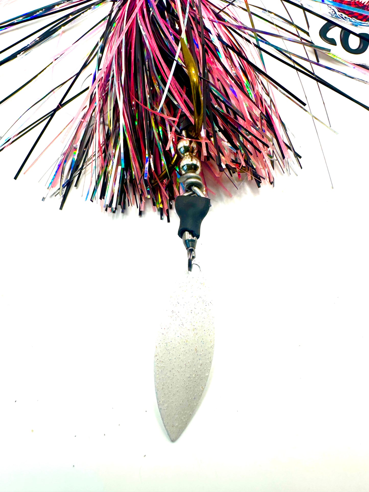 Double 10 Glow Flamingo with tail spin