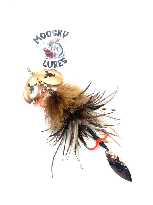 DBL 8 Muskratzky tail spin with BKK hooks