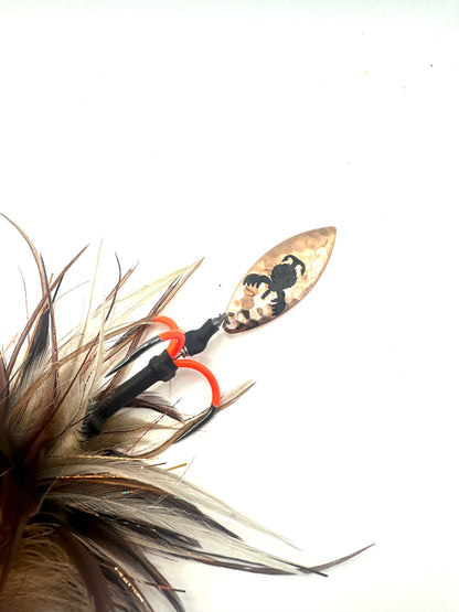 DBL 8 Muskratzky tail spin with BKK hooks